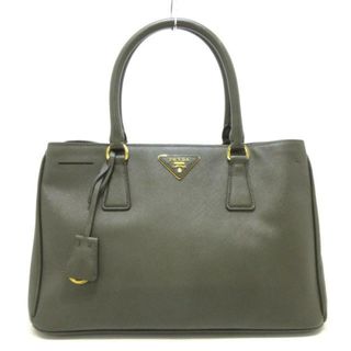 プラダ(PRADA)のPRADA(プラダ) ハンドバッグ レディース美品  ガレリア BN1874 カーキ サフィアーノリュクス(レザー)(ハンドバッグ)