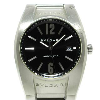 BVLGARI - BVLGARI(ブルガリ) 腕時計 エルゴン EG40S/EG40BSSD メンズ SS 黒
