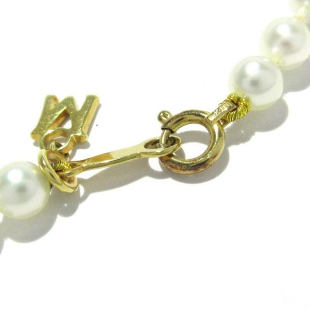 mikimoto(ミキモト) ブレスレット美品 - パール×K18YG mikimoto(ミキモト) ブレスレット美品 - パール×K18YG