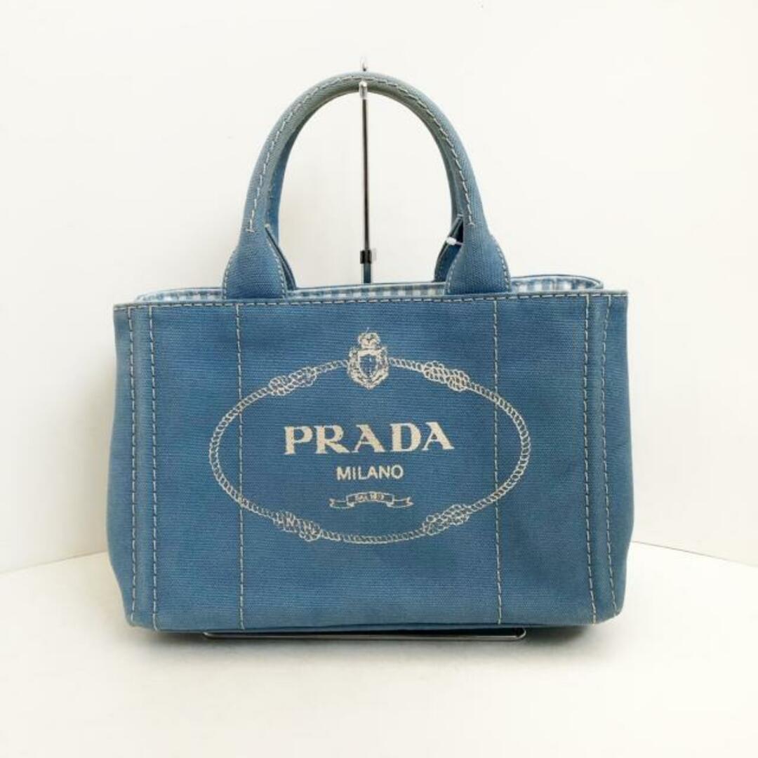 PRADA - PRADA(プラダ) トートバッグ CANAPA 1BG439 ライトブルー