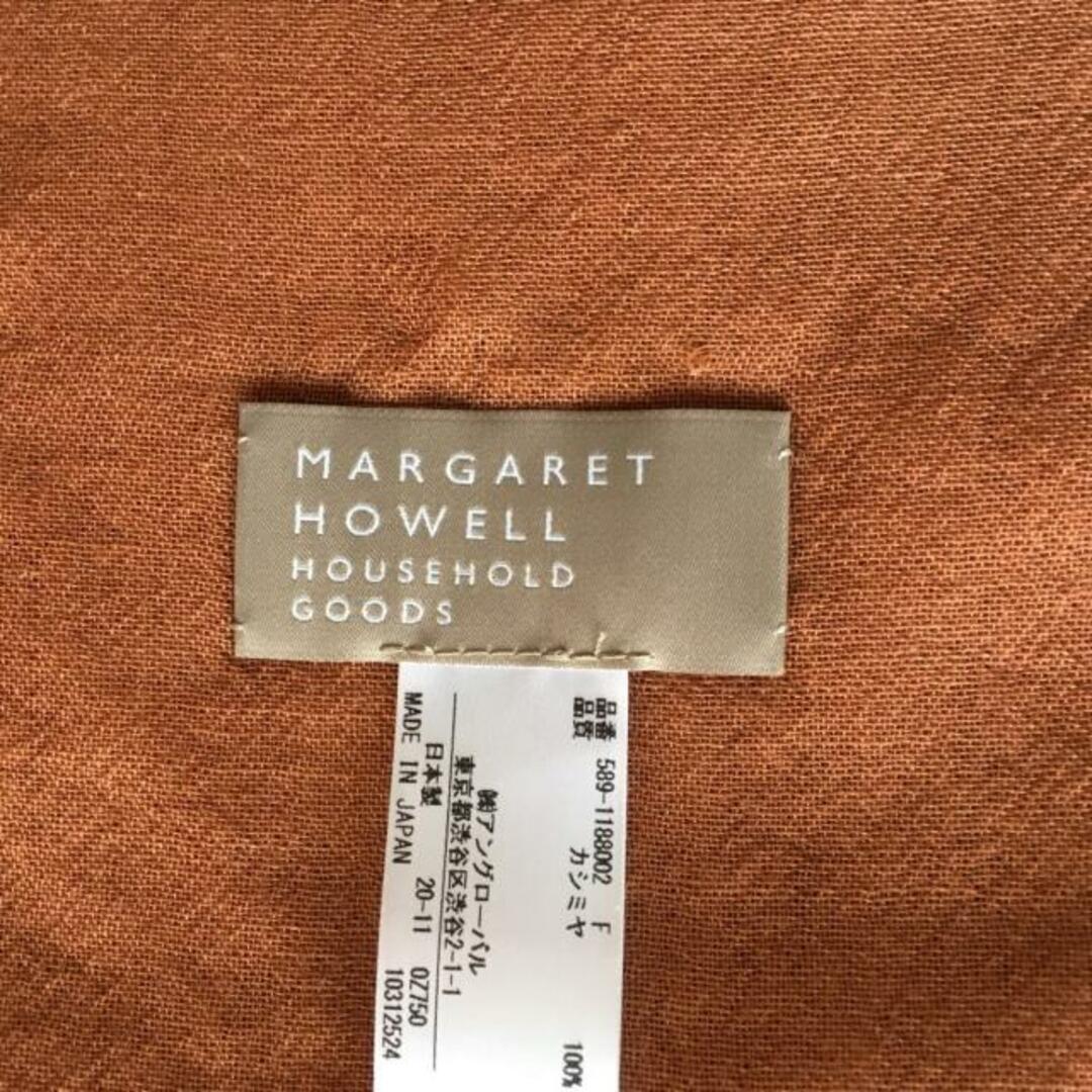 MARGARET HOWELL(マーガレットハウエル)のMargaretHowell(マーガレットハウエル) ストール(ショール) ライトブラウン カシミヤ レディースのファッション小物(マフラー/ショール)の商品写真