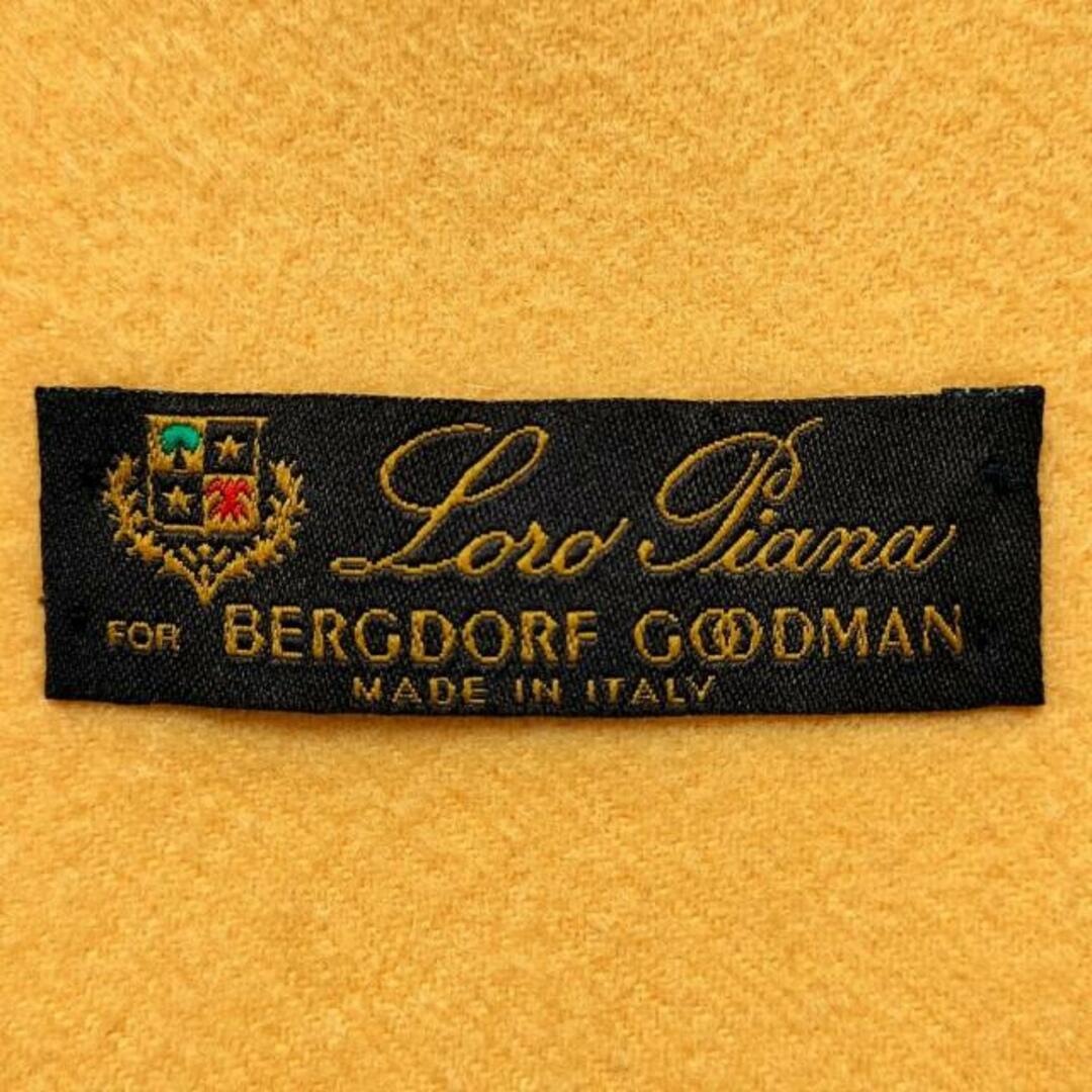 LORO PIANA(ロロピアーナ)のLoro Piana(ロロピアーナ) マフラー - ダークイエロー FOR BERGDORF GOODMAN カシミヤ レディースのファッション小物(マフラー/ショール)の商品写真