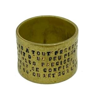 SERGE THORAVAL(セルジュ トラヴァル) リング - 金属素材 ゴールド(リング(指輪))