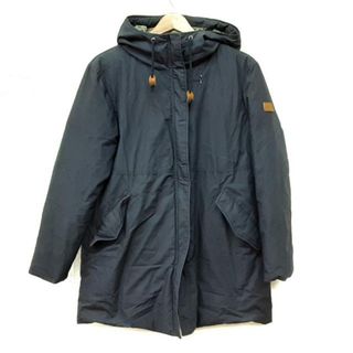 エーグル(AIGLE)のAIGLE(エーグル) ダウンコート サイズ36 S レディース - ダークネイビー 長袖/冬(ダウンコート)