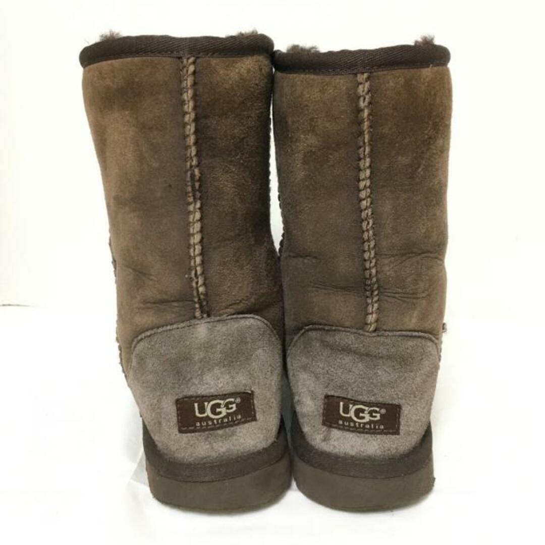 UGG(アグ)のUGG(アグ) ショートブーツ 25 レディース クラシックショート 5825 ダークブラウン ムートン レディースの靴/シューズ(ブーツ)の商品写真