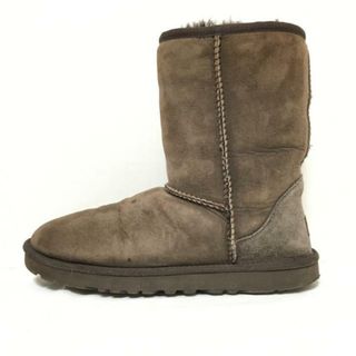 アグ(UGG)のUGG(アグ) ショートブーツ 25 レディース クラシックショート 5825 ダークブラウン ムートン(ブーツ)