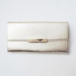 Cartier - Cartier(カルティエ) 長財布 ラブ ゴールド レザー