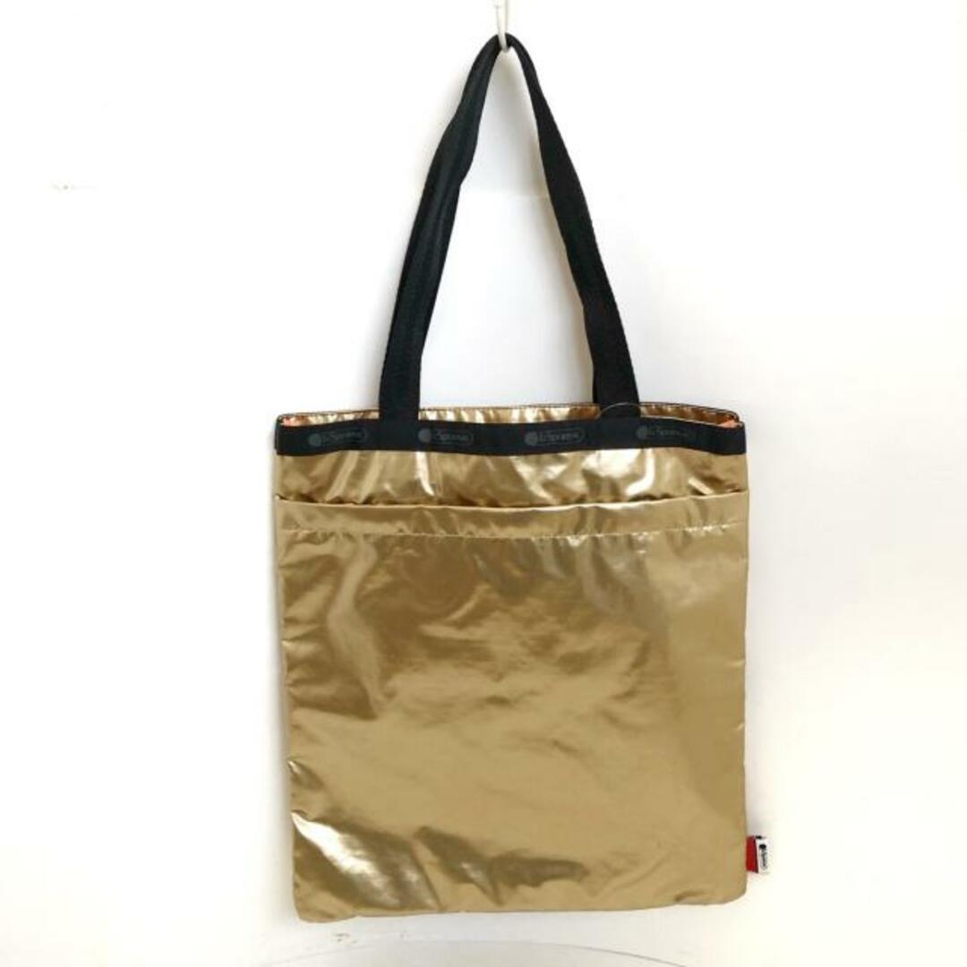 LeSportsac(レスポートサック)のLESPORTSAC(レスポートサック) トートバッグ - ゴールド×黒 レスポナイロン レディースのバッグ(トートバッグ)の商品写真
