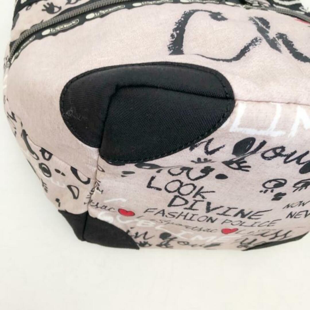 LeSportsac(レスポートサック)のLESPORTSAC(レスポートサック) ハンドバッグ美品  - ベージュ×黒×マルチ ALBCN レスポナイロン レディースのバッグ(ハンドバッグ)の商品写真