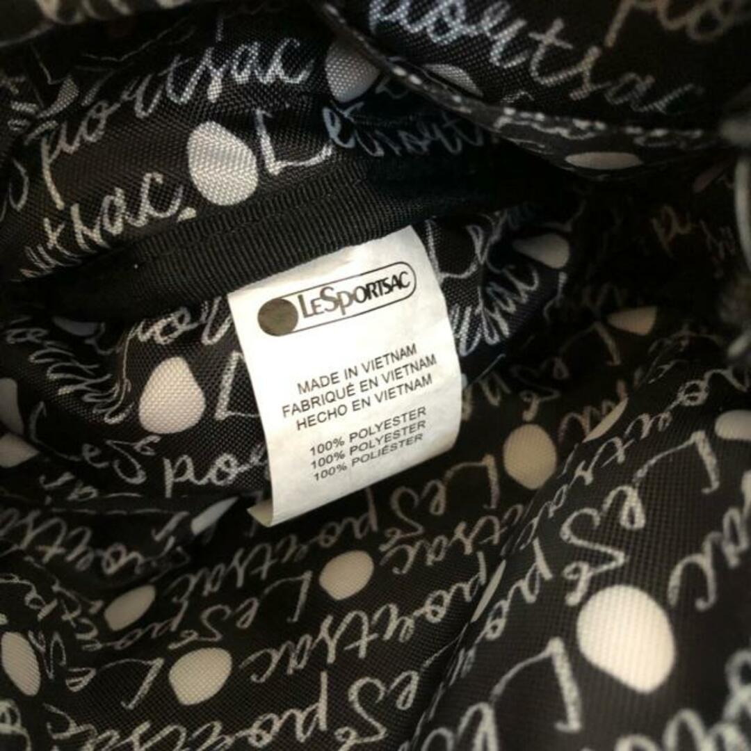 LeSportsac(レスポートサック)のLESPORTSAC(レスポートサック) ショルダーバッグ美品  - 黒×レッド×ベージュ ALBCN レスポナイロン レディースのバッグ(ショルダーバッグ)の商品写真