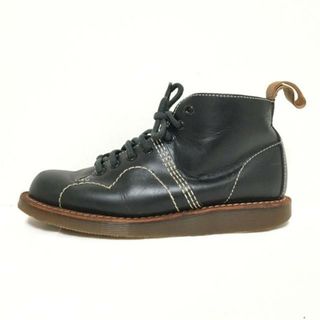 ドクターマーチン(Dr.Martens)のDr.Martens(ドクターマーチン) ショートブーツ UK6 メンズ - 黒 レザー(ブーツ)