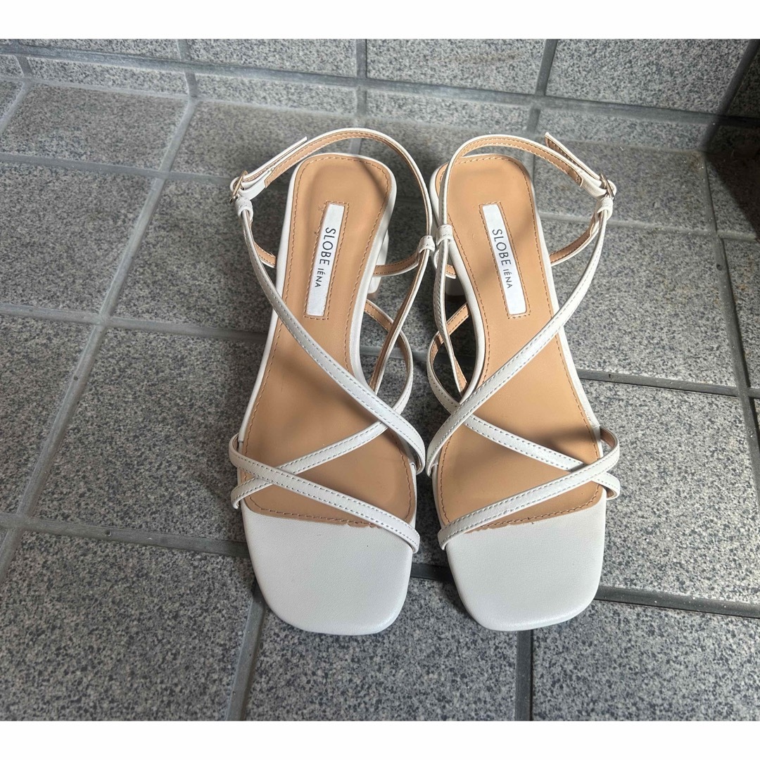 SLOBE IENA(スローブイエナ)のスローブイエナ　スクエアヒールサンダル レディースの靴/シューズ(サンダル)の商品写真