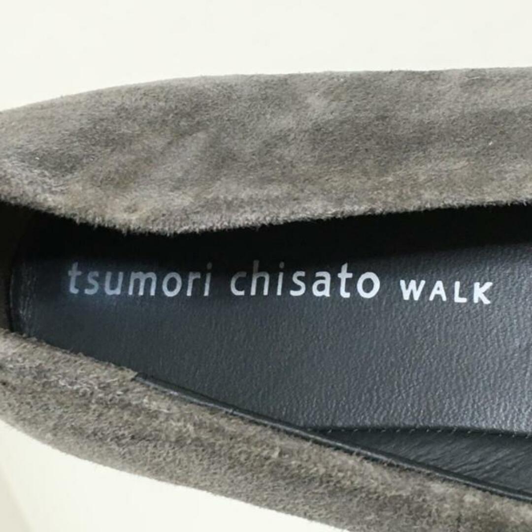 TSUMORI CHISATO(ツモリチサト)のTSUMORI CHISATO(ツモリチサト) フラットシューズ 25 レディース - グレー WALK スエード レディースの靴/シューズ(その他)の商品写真