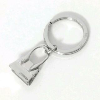 JACQUEMUS(ジャックムー) キーホルダー(チャーム)美品  - シルバー キーリング/バッグモチーフ 金属素材(キーホルダー)