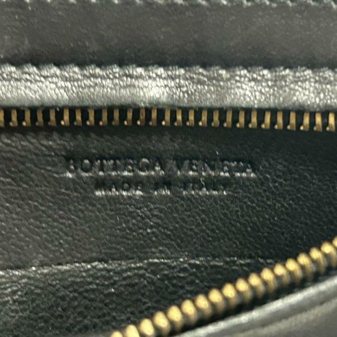 Bottega Veneta(ボッテガヴェネタ)のBOTTEGA VENETA(ボッテガヴェネタ) カードケース イントレチャート 162156 黒 コインケース付き レザー レディースのファッション小物(名刺入れ/定期入れ)の商品写真
