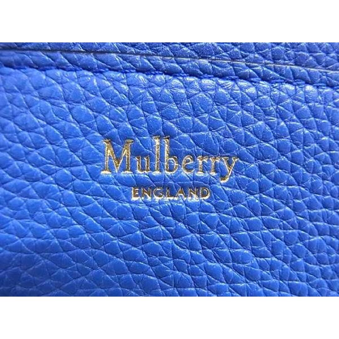 Mulberry(マルベリー)の■新品同様■ MULBERRY マルベリー ダーリー レザー クロスボディ ショルダーバッグ ポシェット レディース ブルー系 FC0354  レディースのバッグ(ショルダーバッグ)の商品写真