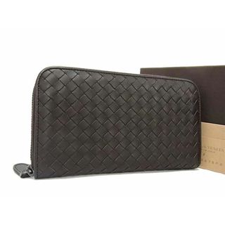 ボッテガヴェネタ(Bottega Veneta)の■新品■未使用■ BOTTEGA VENETA ボッテガヴェネタ イントレチャート レザー ラウンドファスナー 長財布 ウォレット ブラウン系 AY1109 (折り財布)