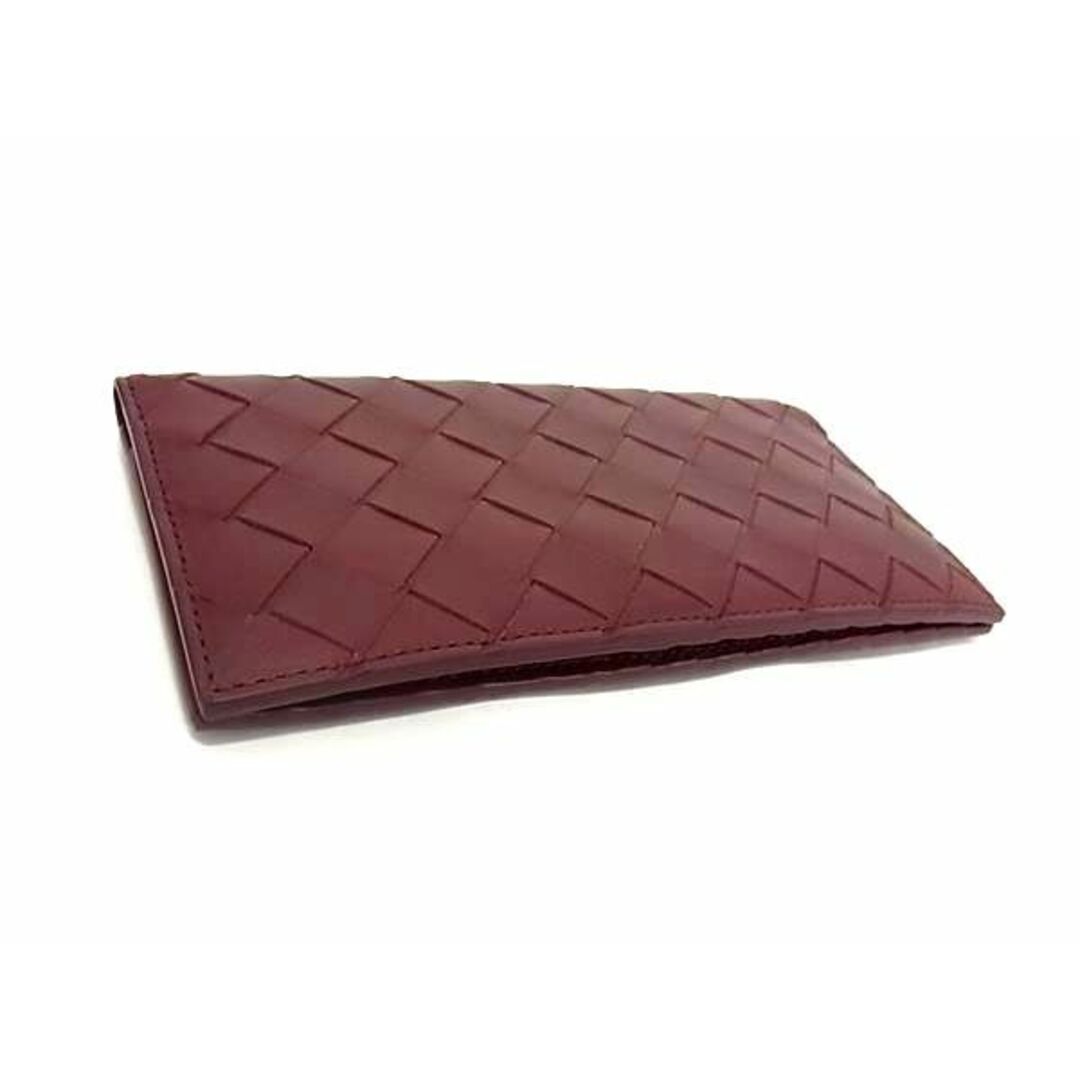 Bottega Veneta(ボッテガヴェネタ)の■新品■未使用■ BOTTEGA VENETA ボッテガヴェネタ イントレチャート レザー 二つ折り 長財布 ウォレット 札入れ ボルドー系 AY1103  メンズのファッション小物(折り財布)の商品写真