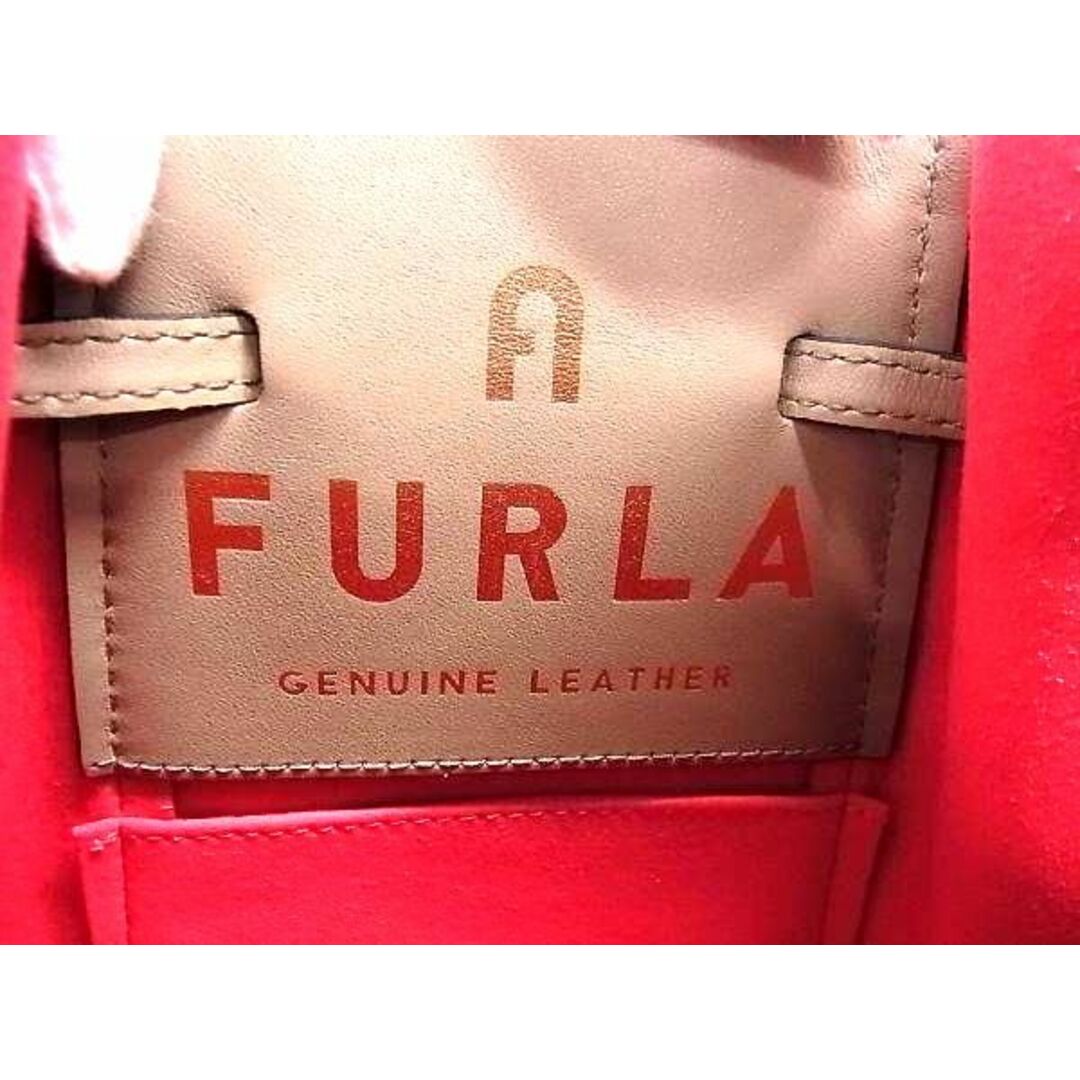 Furla(フルラ)の■新品同様■ FURLA フルラ ミアステラ レザー 巾着型 2WAY クロスボディ ハンドバッグ ショルダー レディース ブラウン系 FC0141  レディースのバッグ(ハンドバッグ)の商品写真