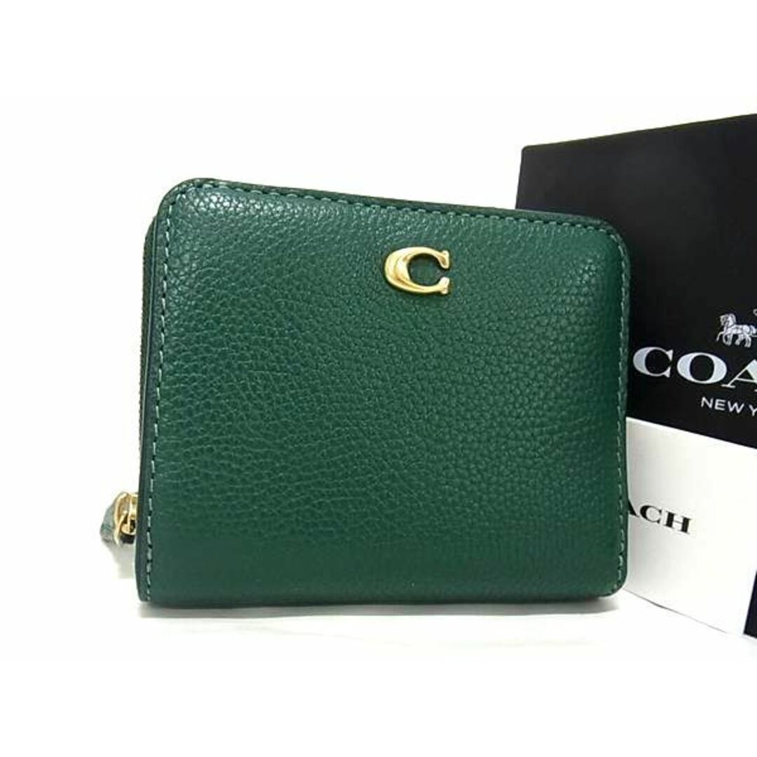 COACH(コーチ)の■新品■未使用■ COACH コーチ C0717 レザー 二つ折り 財布 ウォレット レディース グリーン系 AV8937  レディースのファッション小物(財布)の商品写真