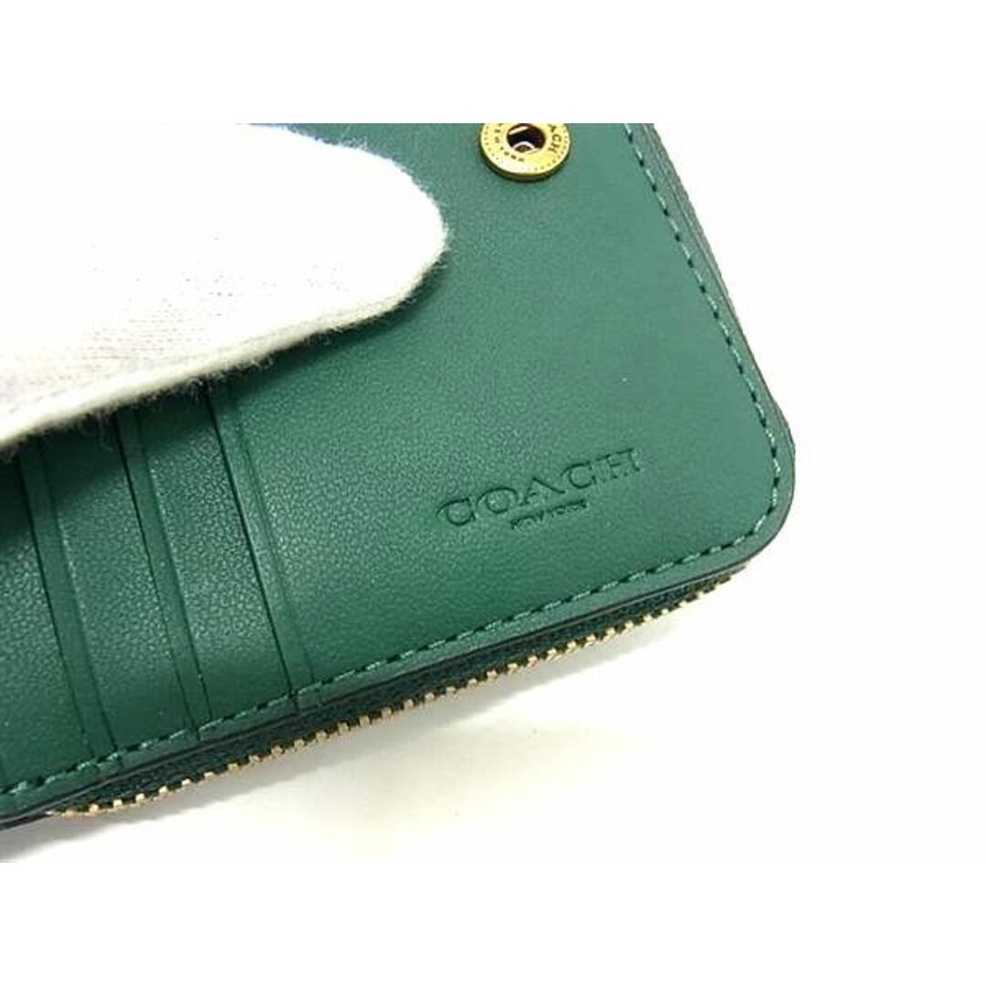 COACH(コーチ)の■新品■未使用■ COACH コーチ C0717 レザー 二つ折り 財布 ウォレット レディース グリーン系 AV8937  レディースのファッション小物(財布)の商品写真