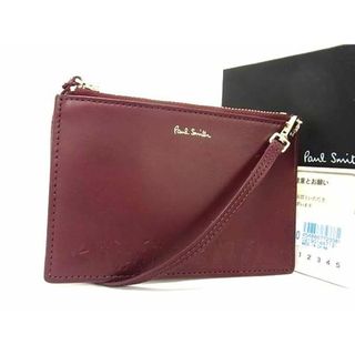 Paul Smith - ■極美品■ Paul Smith ポールスミス レザー ポーチ マルチケース 小物入れ レディース ボルドー系 BJ1293 