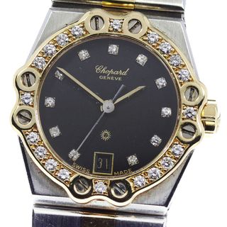 ショパール(Chopard)のショパール Chopard 8024 サンモリッツ YGコンビ 11Pダイヤ ダイヤベゼル クォーツ レディース _806163(腕時計)