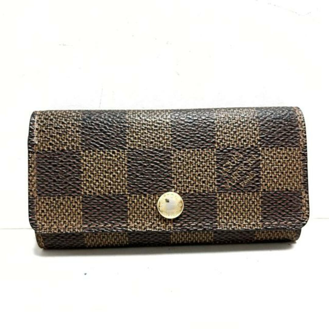 LOUIS VUITTON(ルイヴィトン)のLOUIS VUITTON(ルイヴィトン) キーケース ダミエ ミュルティクレ4 N62631 エベヌ ダミエキャンバス レディースのファッション小物(キーケース)の商品写真