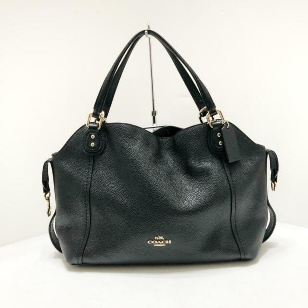 COACH(コーチ)のCOACH(コーチ) トートバッグ イーディー ショルダー バッグ 28 57124 黒 レザー レディースのバッグ(トートバッグ)の商品写真