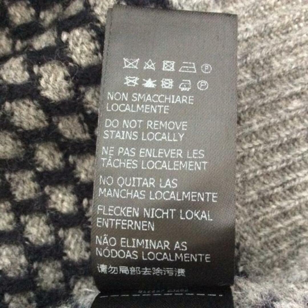 ZANONE(ザノーネ)のZANONE(ザノーネ) 長袖セーター サイズ50 メンズ - グレー×黒 ボーダー メンズのトップス(ニット/セーター)の商品写真