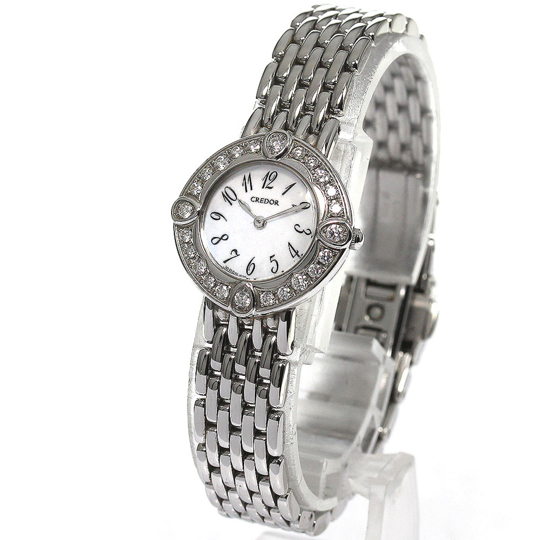 SEIKO(セイコー)のセイコー SEIKO GSTE849/1E70-0CY0 クレドール シグノ ダイヤベゼル クォーツ レディース _803881 レディースのファッション小物(腕時計)の商品写真