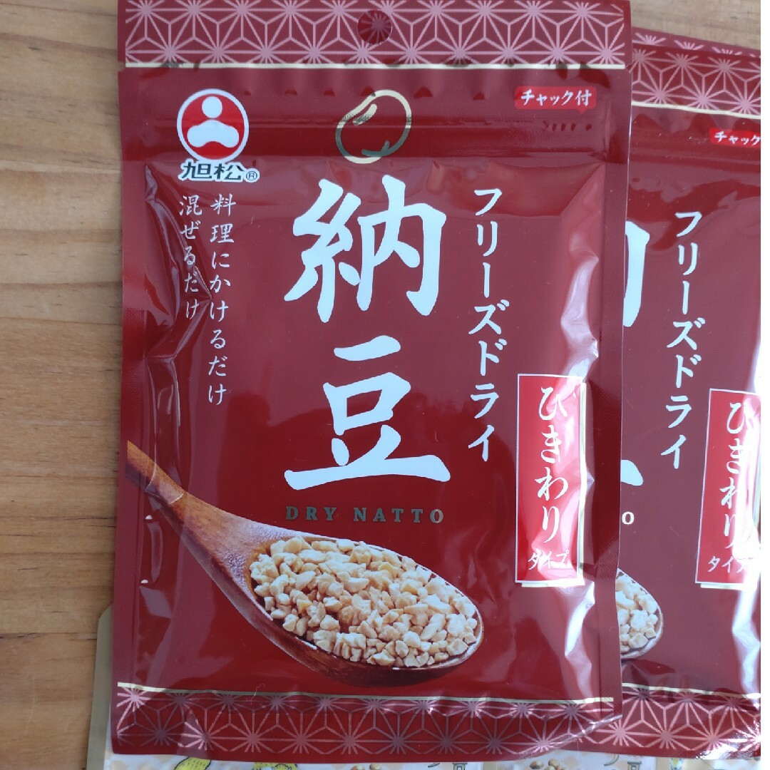 旭松食品(アサヒマツショクヒン)の納豆　フリーズドライ　ドライ納豆 食品/飲料/酒の加工食品(豆腐/豆製品)の商品写真