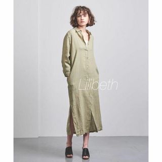 ハヤクニジュッパーセントリノ(120% LINO)のUnited Arrows 120%LINO 麻 ロング シャツワンピース(ロングワンピース/マキシワンピース)