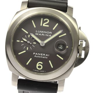 パネライ(PANERAI)のパネライ PANERAI PAM00240 ルミノール マリーナ デイト 自動巻き メンズ 良品 箱付き_806521(腕時計(アナログ))