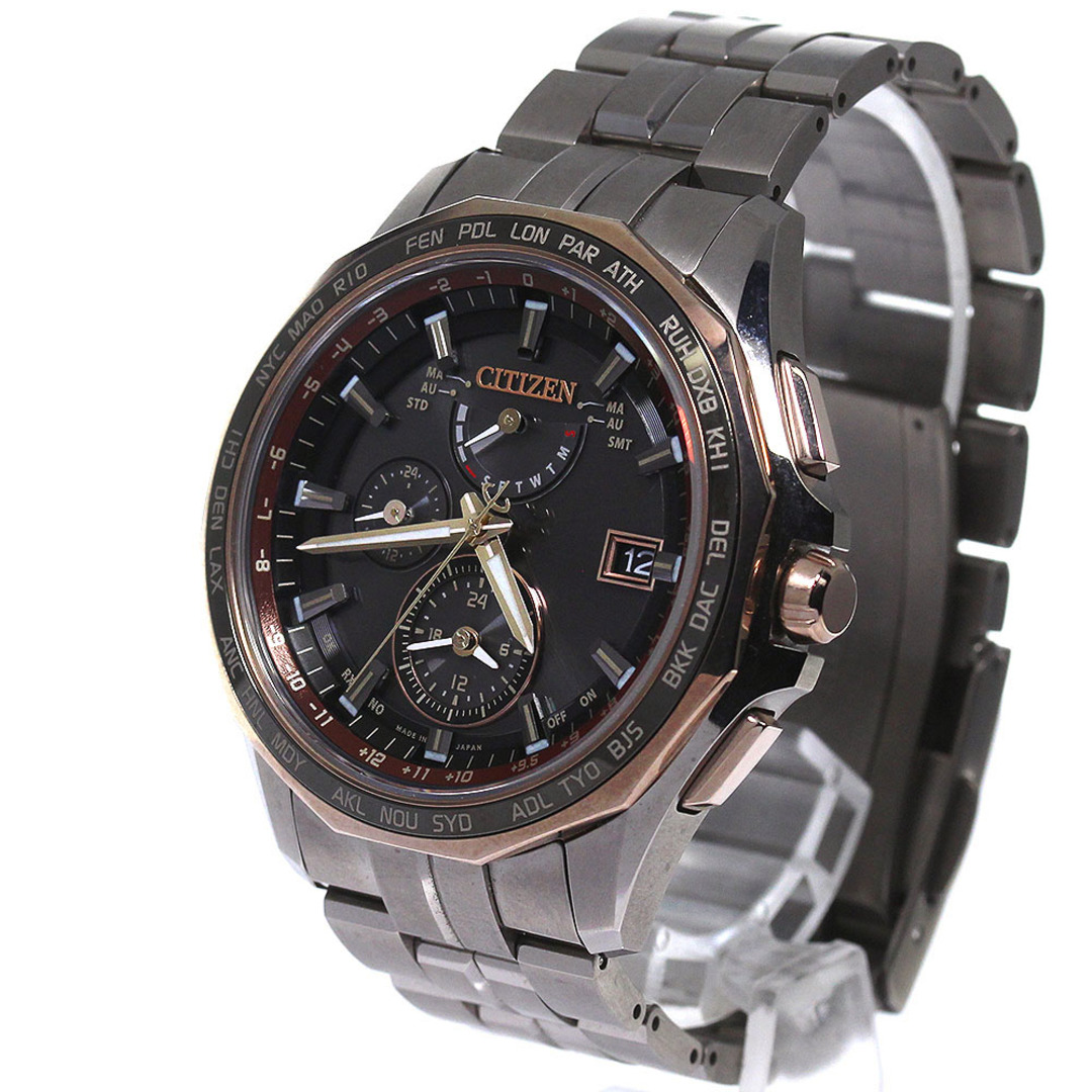 CITIZEN(シチズン)のシチズン CITIZEN AT9095-68E/H820-T025145 アテッサ エコドライブ ラグビー日本代表コラボモデル ソーラー電波 メンズ 良品 _807787 メンズの時計(腕時計(アナログ))の商品写真