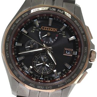 シチズン(CITIZEN)のシチズン CITIZEN AT9095-68E/H820-T025145 アテッサ エコドライブ ラグビー日本代表コラボモデル ソーラー電波 メンズ 良品 _807787(腕時計(アナログ))