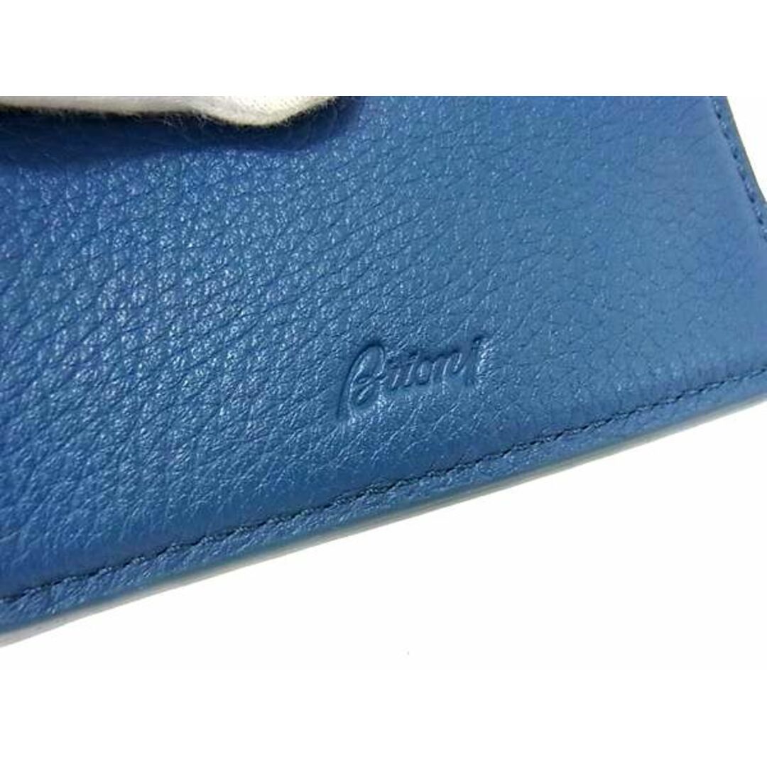 ■新品■未使用■ Brioni ブリオーニ レザー 二つ折り 財布 ウォレット 札入れ メンズ ブルー系 AZ0740  メンズのファッション小物(折り財布)の商品写真