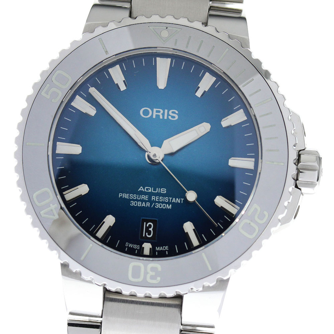 ORIS(オリス)のオリス ORIS 01 733 7732 4155 アクイス デイト 自動巻き メンズ 美品 箱・保証書付き_807463 メンズの時計(腕時計(アナログ))の商品写真