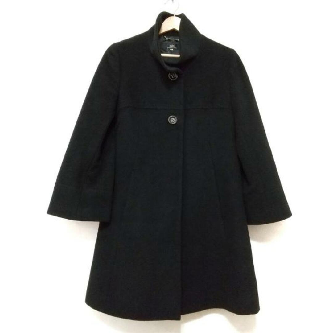 INED(イネド)のINED(イネド) コート サイズ11 M レディース美品  - 黒 長袖/ANGORA/冬 レディースのジャケット/アウター(その他)の商品写真
