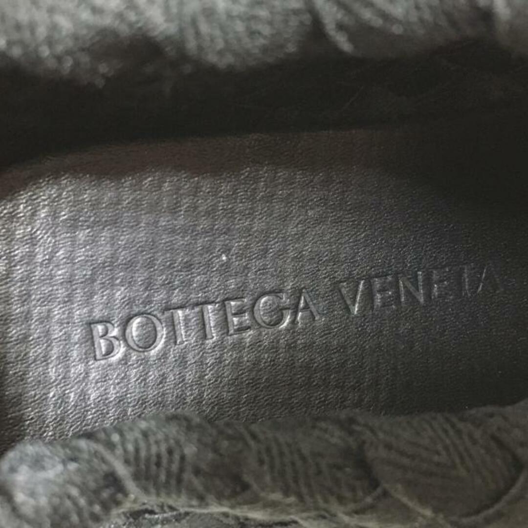 Bottega Veneta(ボッテガヴェネタ)のBOTTEGA VENETA(ボッテガヴェネタ) スニーカー 41 メンズ - 黒 編み込み 化学繊維 メンズの靴/シューズ(スニーカー)の商品写真