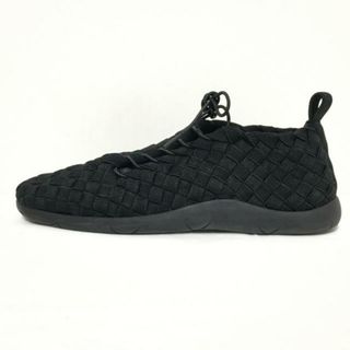 ボッテガヴェネタ(Bottega Veneta)のBOTTEGA VENETA(ボッテガヴェネタ) スニーカー 41 メンズ - 黒 編み込み 化学繊維(スニーカー)