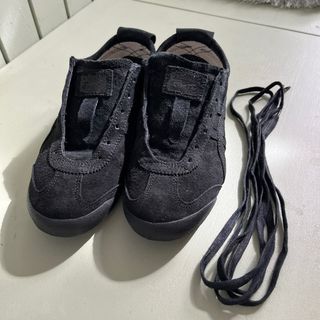 オニツカタイガー(Onitsuka Tiger)のオニツカタイガー　スエードブラックスニーカー(スニーカー)