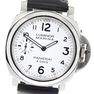 パネライ(PANERAI)のパネライ PANERAI PAM00563 ルミノールマリーナ 8DAYS スモールセコンド 手巻き メンズ _805926(腕時計(アナログ))