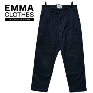 エマクローズ(EMMA CLOTHES)のEMMA CLOTHES カツラギストレッチ1 タックワイドチノパンツ(チノパン)