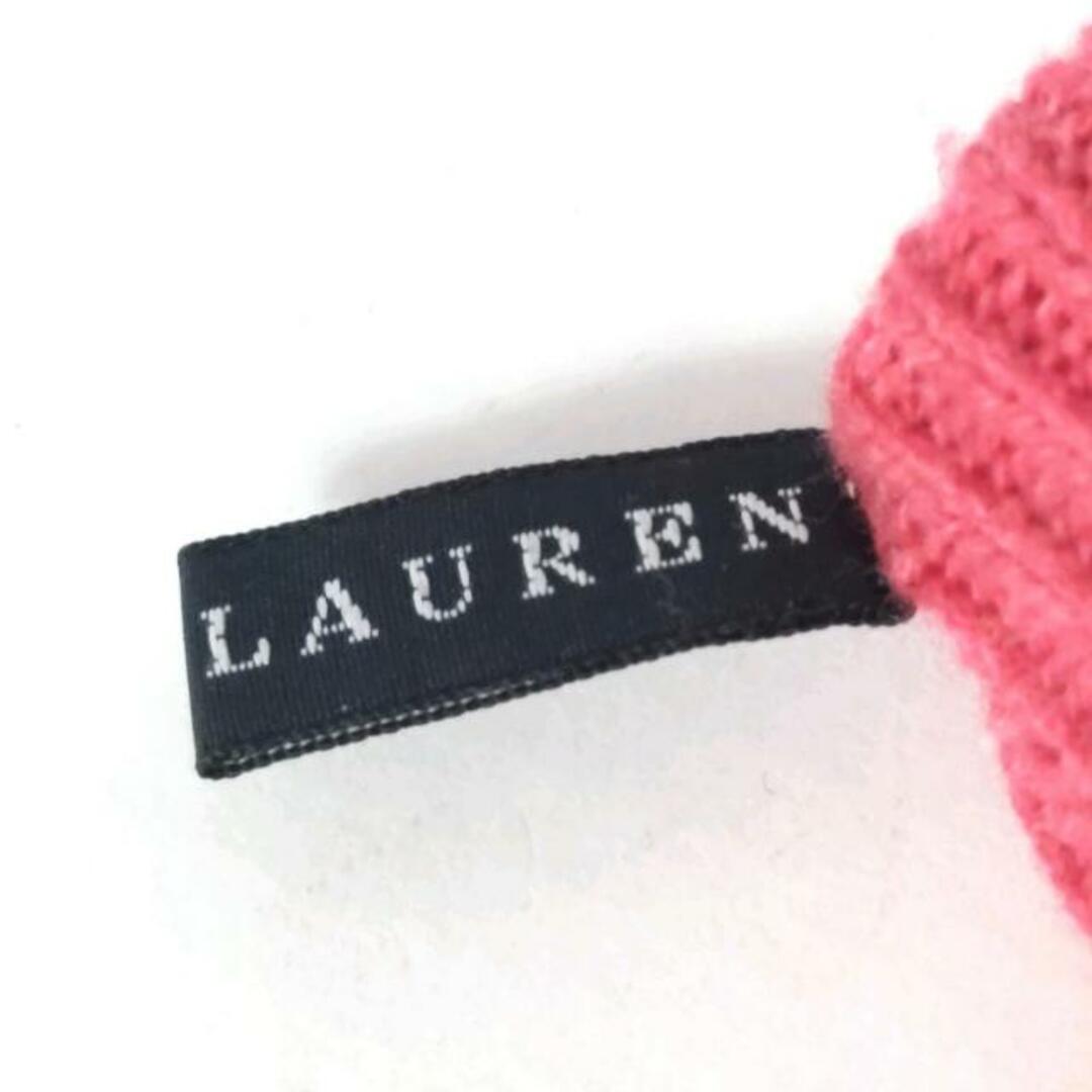 Ralph Lauren(ラルフローレン)のRalphLauren(ラルフローレン) 手袋 レディース - ピンク ウール レディースのファッション小物(手袋)の商品写真