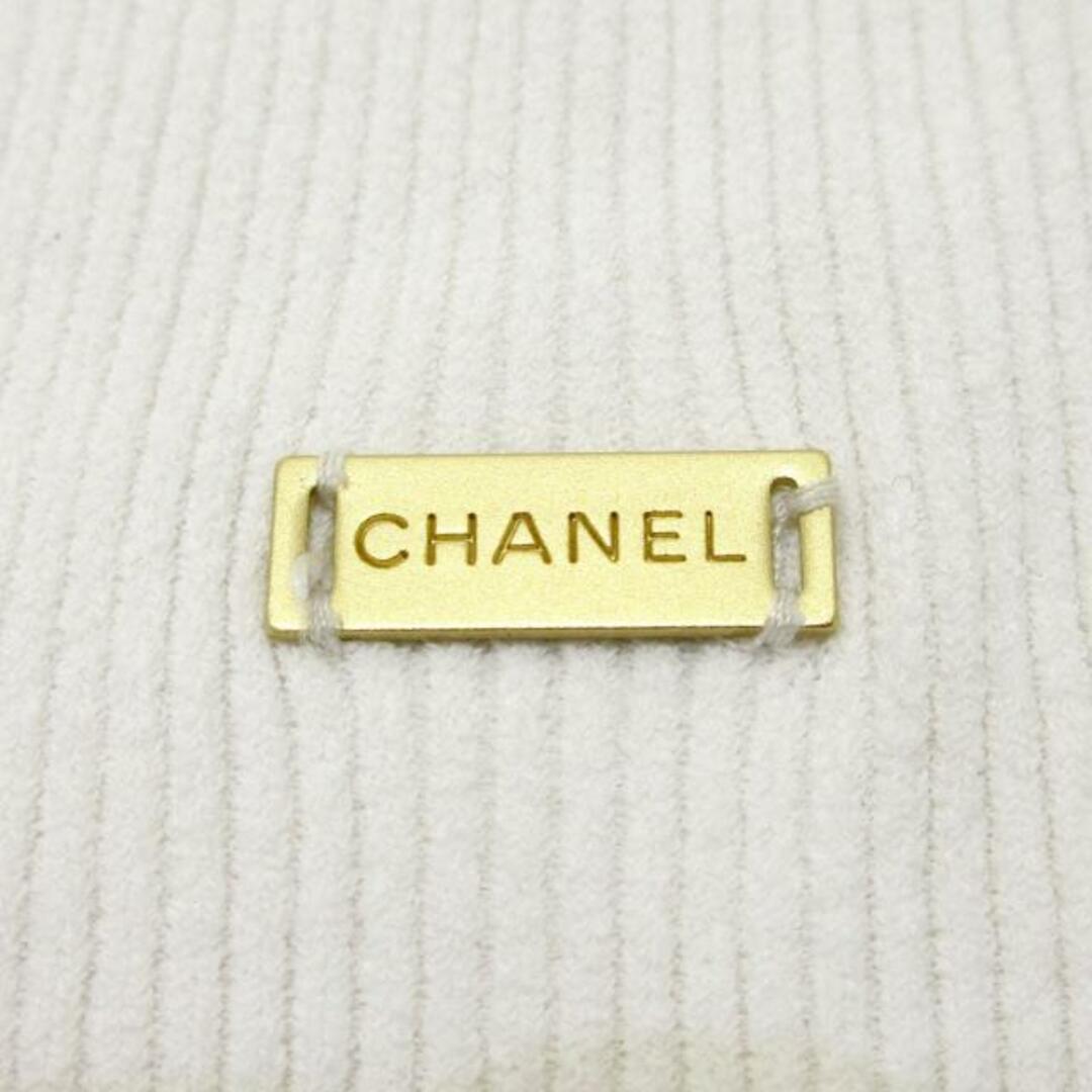 CHANEL(シャネル)のCHANEL(シャネル) 半袖カットソー レディース - 白 レーヨン、ポリエステル レディースのトップス(カットソー(半袖/袖なし))の商品写真