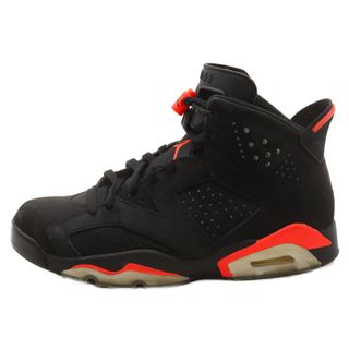 ナイキ(NIKE)のNIKE ナイキ AIR JORDAN 6 RETRO INFRARED エアジョーダン6 インフラレッド ハイカットスニーカー ブラック 384664‐023 US10/28cm(スニーカー)