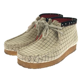 クラークス(Clarks)のClarks WALLABEE ROCKY チェック 26110026 UK7 25.5cm相当 ワラビー(ブーツ)