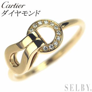 カルティエ(Cartier)のカルティエ K18YG ダイヤモンド リング アグラフ 49号(リング(指輪))