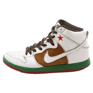 ナイキ(NIKE)のNIKE SB ナイキエスビー SB DUNK HIGH PREMIUM CALIFORNIA エスビーダンク プレミアム ハイカットスニーカー カリフォルニア ホワイト/ブラウン US9.5 313171-201(スニーカー)